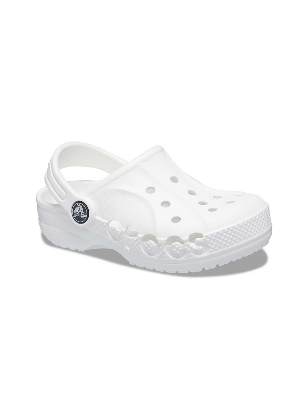 CROCS White Kids Clog Sandals with Colorful Doll Charms